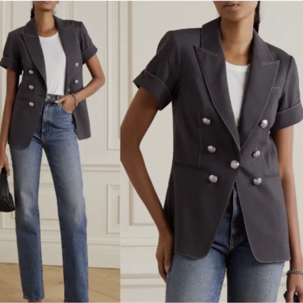 Veronica Beard short sleeve Hastings Jacket
